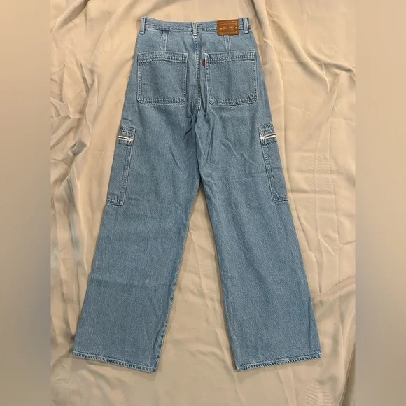 Levi’s High Loose Ample Haut Women’s Blue Jeans - Size 27 - Picture 9 of 14